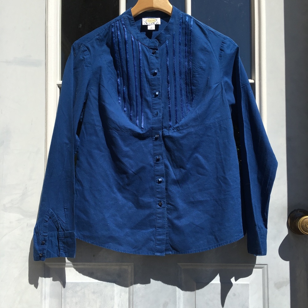 Talbots Petites Button Down Shirt Sz M